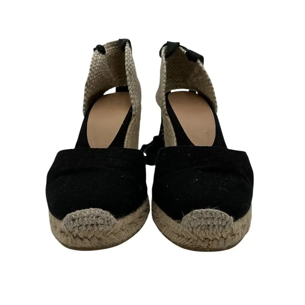 Castaner Canvas Multicolor Carina 80 Espadrille Wedges Size 39 EU / 9 US